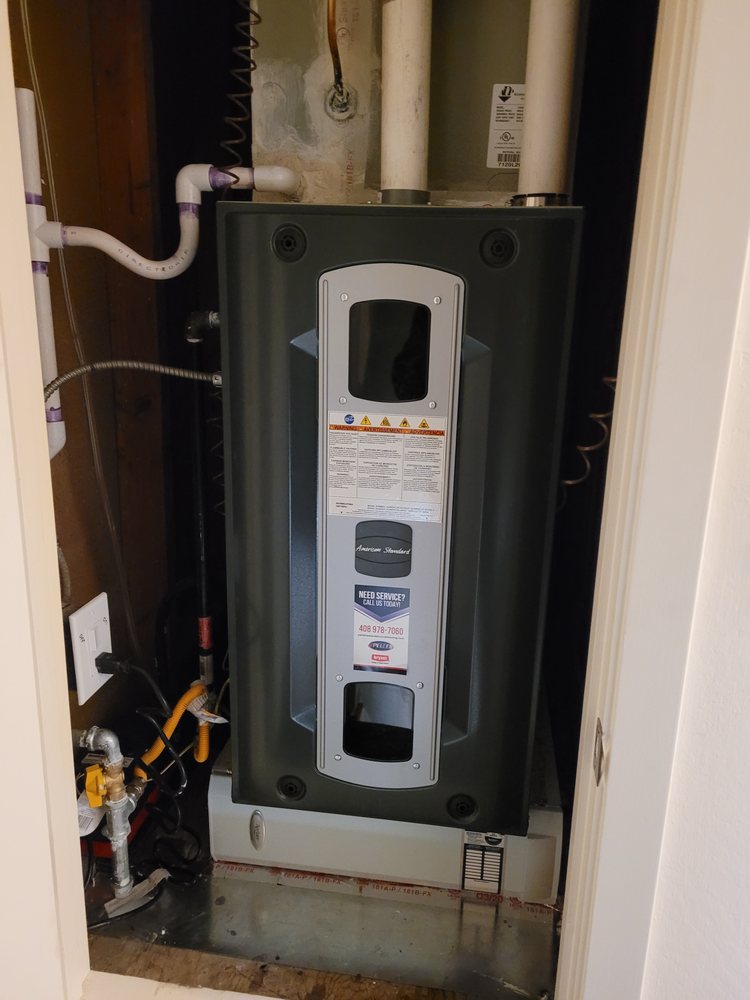 heating installation in Gilroy, CA